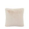 Maple Faux Fur Cushion Oatmeal 500x500mm