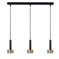 STAMP 3 zwis czarny/złoty szczotkowany