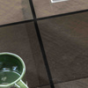 Parioli Glass Coffee Table Charcoal 900x900x325mm