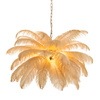 Lampa wisząca EMU 100 cm - pióra beżowe