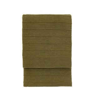 Florence Knit Throw Olive 1300x1700mm