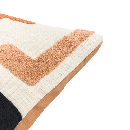 Arul Embroidered Cushion Nutmeg 450x450mm