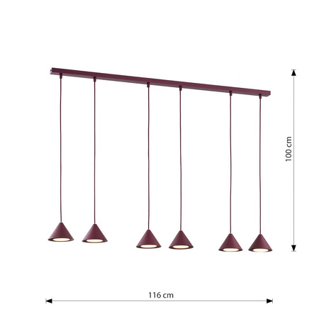 ELIT 6 BURGUNDY