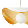 Lampa wisząca ENZO 40 cm - biało złota