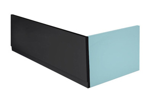 COUVERT obudowa czołowa lewa 180x52cm, czarny mat