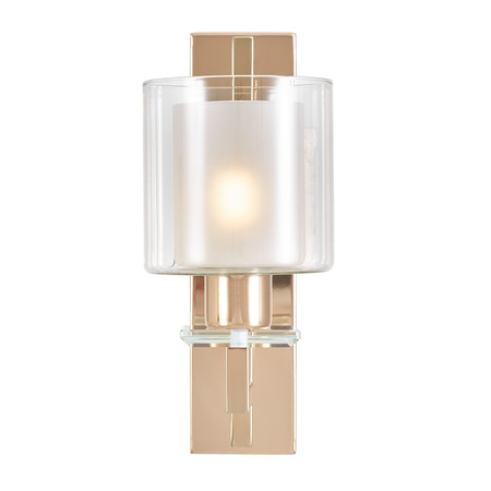 LAMPA ŚCIENNA KINKIET ZŁOTY MANHATTAN W1