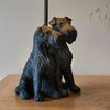 Schnauzer 1 Table Lamp Black
