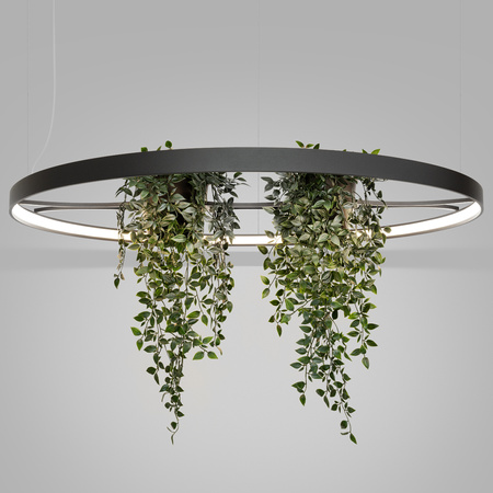 Żyrandol RIO BIO 110 czarny LED 4000K