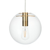 Lampa wisząca TONDA złota 25 cm