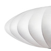 Lampa wisząca SILK FLAT biała 60 cm - nowoczesna i minimalistyczna