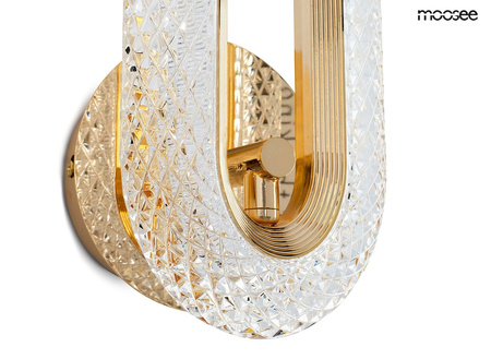 MOOSEE lampa ścienna JEWEL złota