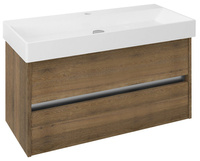 NIRONA szafka umywalkowa 95x51,5x43cm, dąb Sherwood