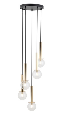 DAISY 5 złoty/transparentny