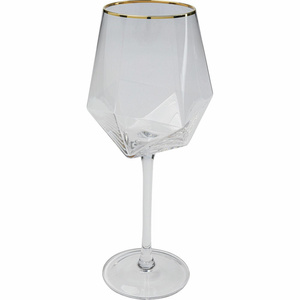 KARE komplet 4 kieliszków do wina         DIAMOND RIM 525 ml