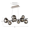 6214-1010 Lampa wisząca 10pł. SEVILLA