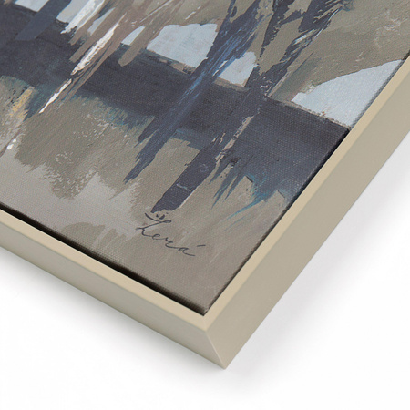 Silver Birch Blues Framed Canvas 670x28x400mm
