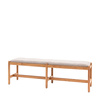 Cannes Dining Bench 1600x400x485mm