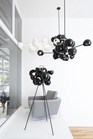 Lampa wisząca ASTRONOMY-11,  55 cm - czarna