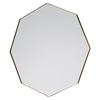 Lustro Bowie Octagon Champagne 800 x 800 mm