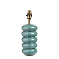 Squash Table Lamp Base Ocean Spray Glaze