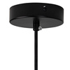 Lampa wisząca COSTA DUO 50 cm - czarny stelaż, dwa klosze