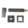 Bateria umywalkowa podtynkowa, gun metal