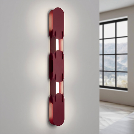 Kinkiet CHAIN 91 burgund LED 4000K