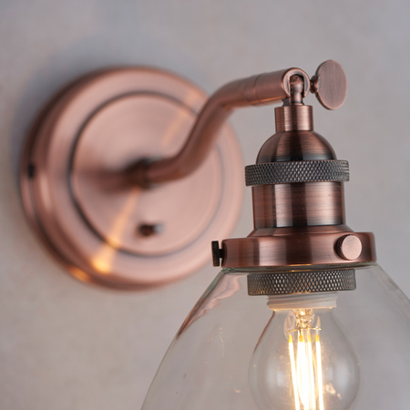 Hansen Wall Light Aged Copper
