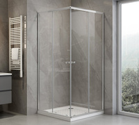 AGGA kwadratowa kabina prysznicowa 700x700mm, szkło czyste