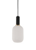 LAMPA WISZĄCA LOFT BIAŁO-CZARNA RICO