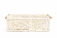 Koszyk dekoracyjny SHP BOHO beżowy