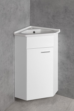 ZOJA szafka umywalkowa narożna 40,5x74x40,5cm, biały