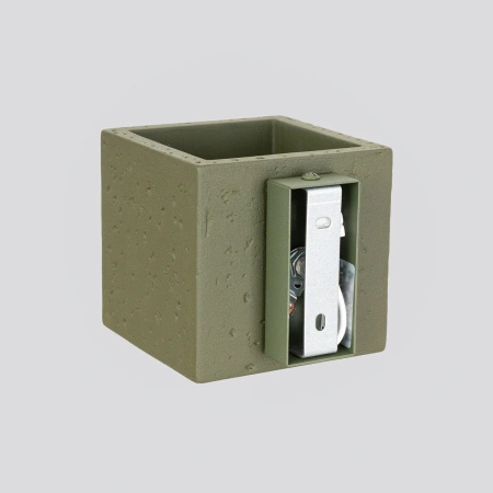 Kinkiet QUAD beton zielona oliwka