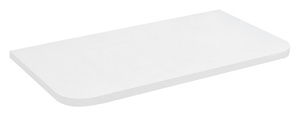 ZORBA blat Rockstone 41x22,5cm, biały mat