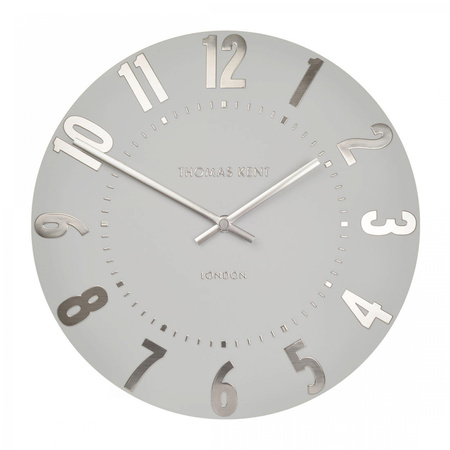 Mulberry Wall Clock Silver Cloud 20in