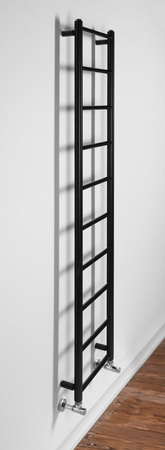 DINA grzejnik łazienkowy 350x1680mm, czarny mat