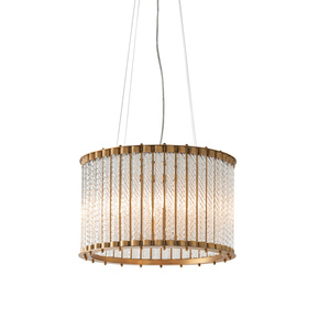 Romola 6 Pendant Matt Gold