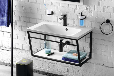 SKA konsola pod umywalkę z półką 600x400x460mm, biały mat