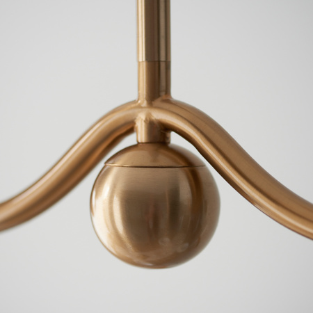 Santiago 4 Pendant Light Fitting Brushed Brass