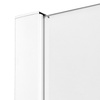 NZ6 Kabina NEW MODUS WHITE walk-in U 110x200 szkło czyste 8mm Active Shield 2.0 - wzór kratka