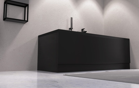 COUVERT obudowa czołowa prawa 180x52cm, czarny mat