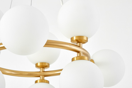 NOWOCZESNA LAMPA WISZĄCA MOSIĘŻNA MARSIADA W9