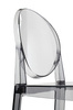Krzesło barowe VICTORIA 65 cm dymione - poliwęglan
