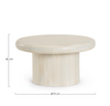 Stolik kawowy BIZZOTTO LOPEZ Ø75 naturalny – drewno mango, nowoczesny design