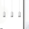 FUMIKO 3 WH/CHROME