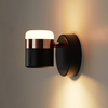 Lampa ścienna POCCO LED czarna 14 cm