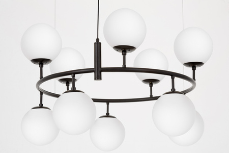 NOWOCZESNA LAMPA WISZĄCA CZARNO-BIAŁA CEREDO NEO W10