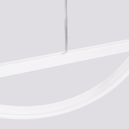 Lampa wisząca GLAD biała LED 3000K