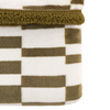 Lohko Sherpa Throw Olive  1520x1770mm
