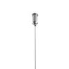 Lampa wisząca CIRCLE 60 cm - LED, ring nikiel szczotkowany
